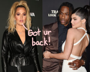 Khloé Kardashian Defends Kylie Jenner & Travis Scott After Leaked Mag