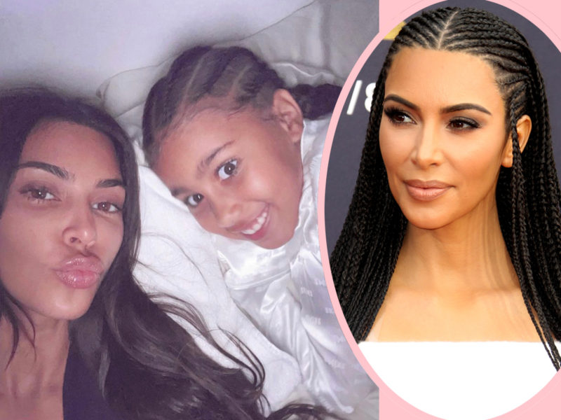 Kim Kardashian Seemingly Blames North West AGAIN For Blackfishing