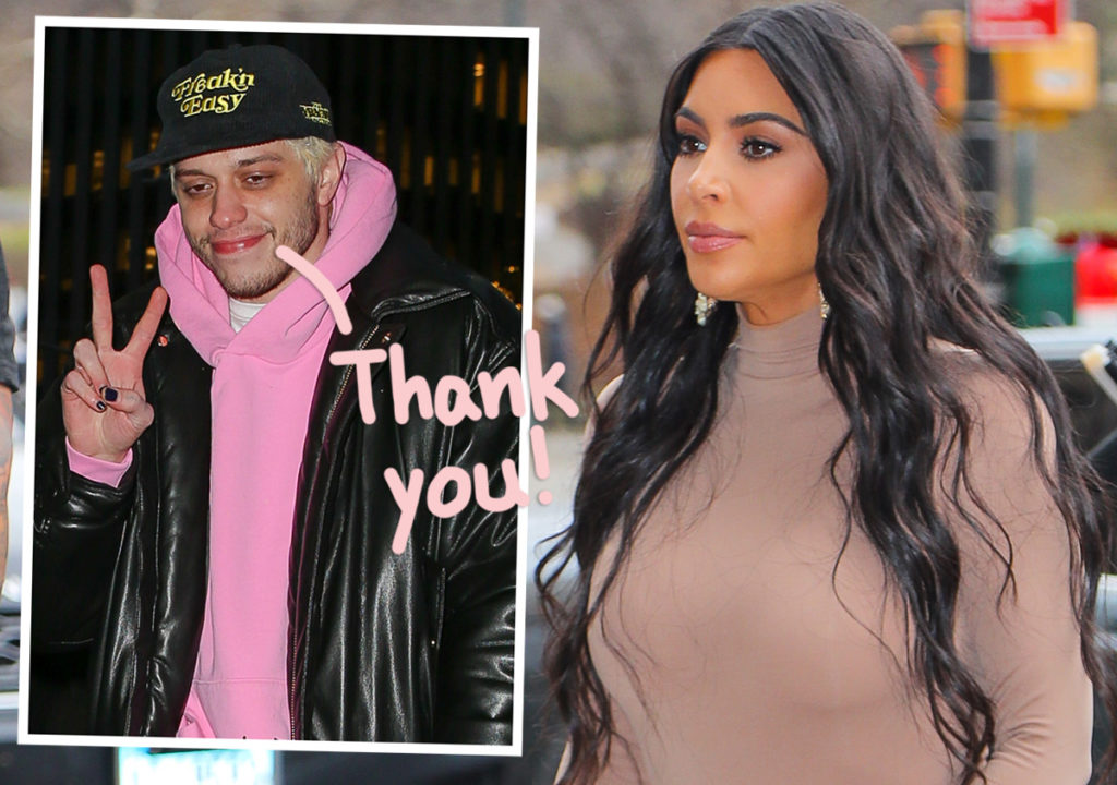 OMG THIS Was Kim Kardashian's Birthday Present To Pete Davidson?! - Perez  Hilton