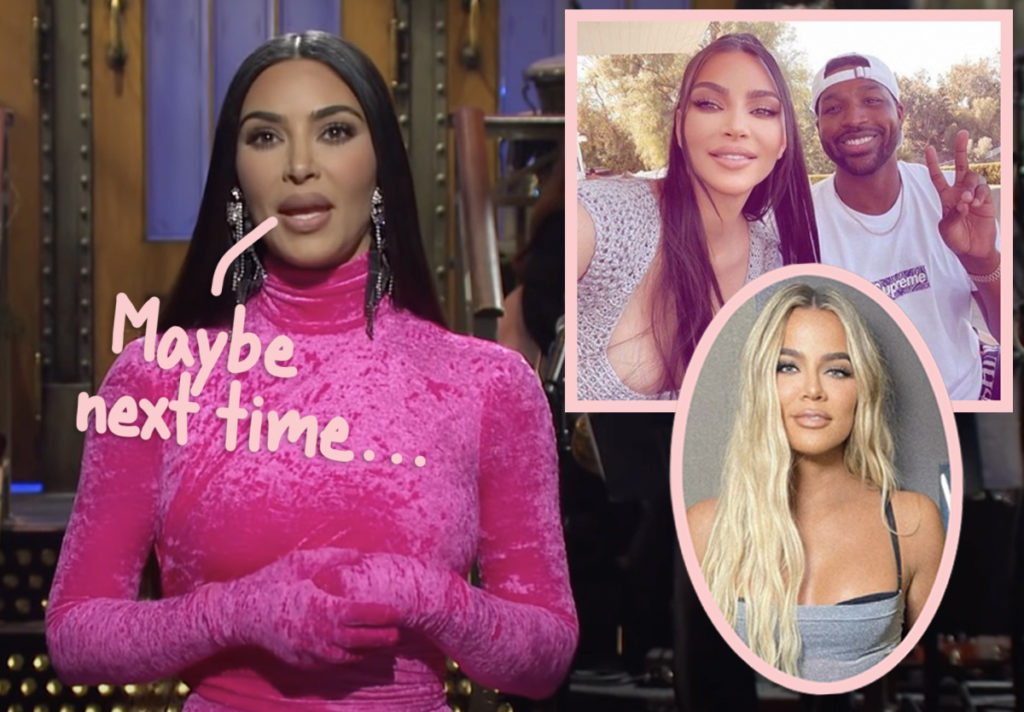 Kim Kardashian Reveals She Removed A Really Funny Joke About Tristan And Khloé From Her Snl