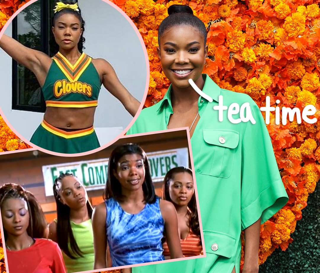 Gabrielle Union Reveals Huge Secret Behind Some Bring It On Scenes That Did Not Make The Film Perez Hilton