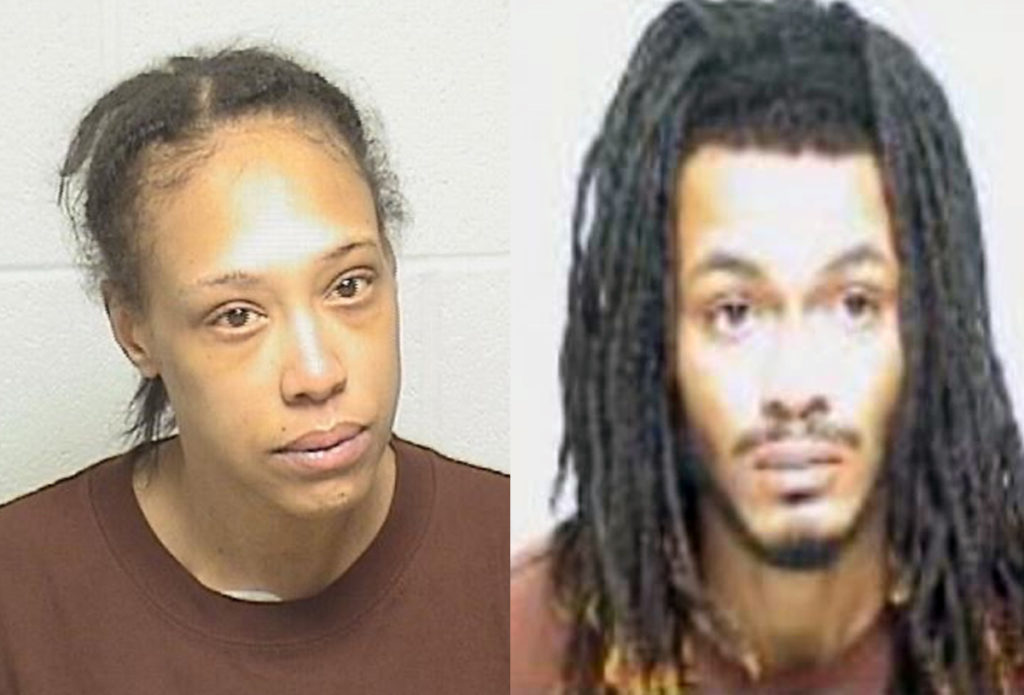 Jannie and Jeremiah Perry's mugshots