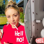 Kaley Cuoco FREAKS OUT After Being Pranked With Cockroaches On The Flight Attendant Set!