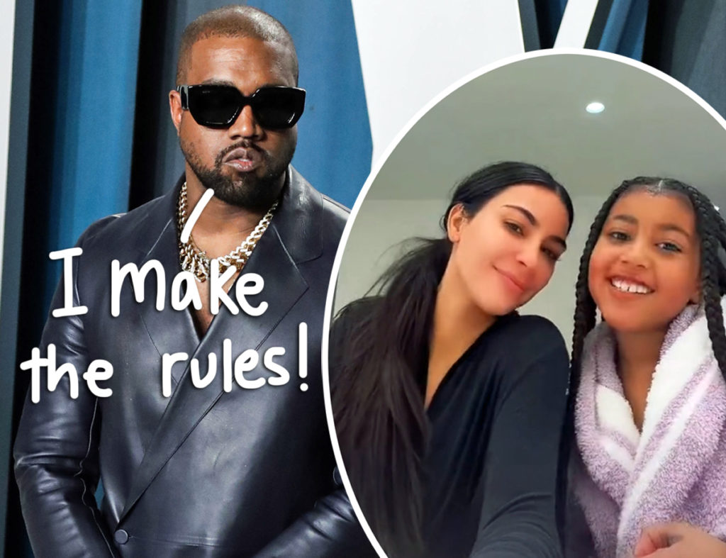 Kanye West Claims Kim Kardashian Is Trying To Antagonize Him By Letting Daughter North Wear 