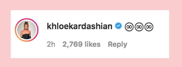 Khloe Kardashian Kim Instagram response