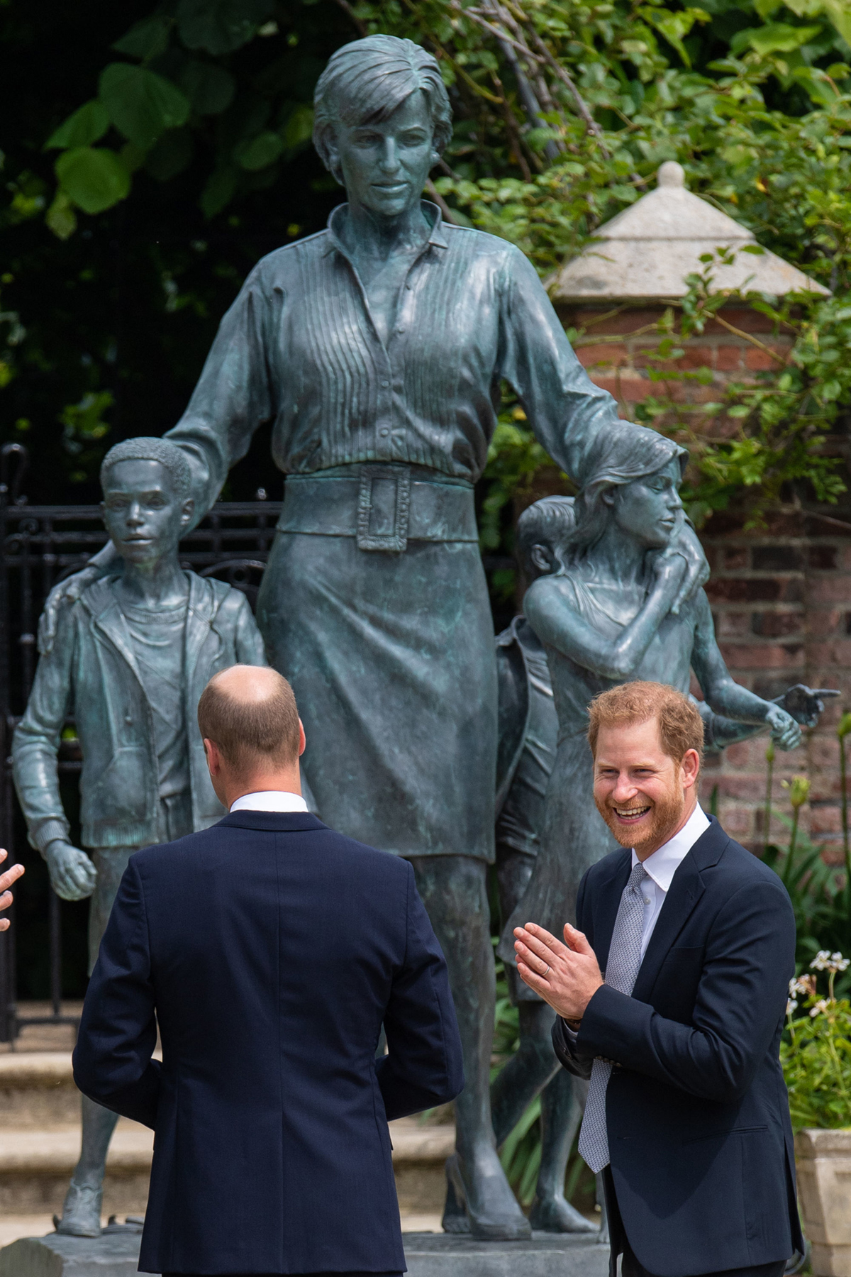 ‘Furious' Prince William REFUSED To Attend Diana Statue Unveiling With Harry -- Until Kate Middleton Stepped In!
