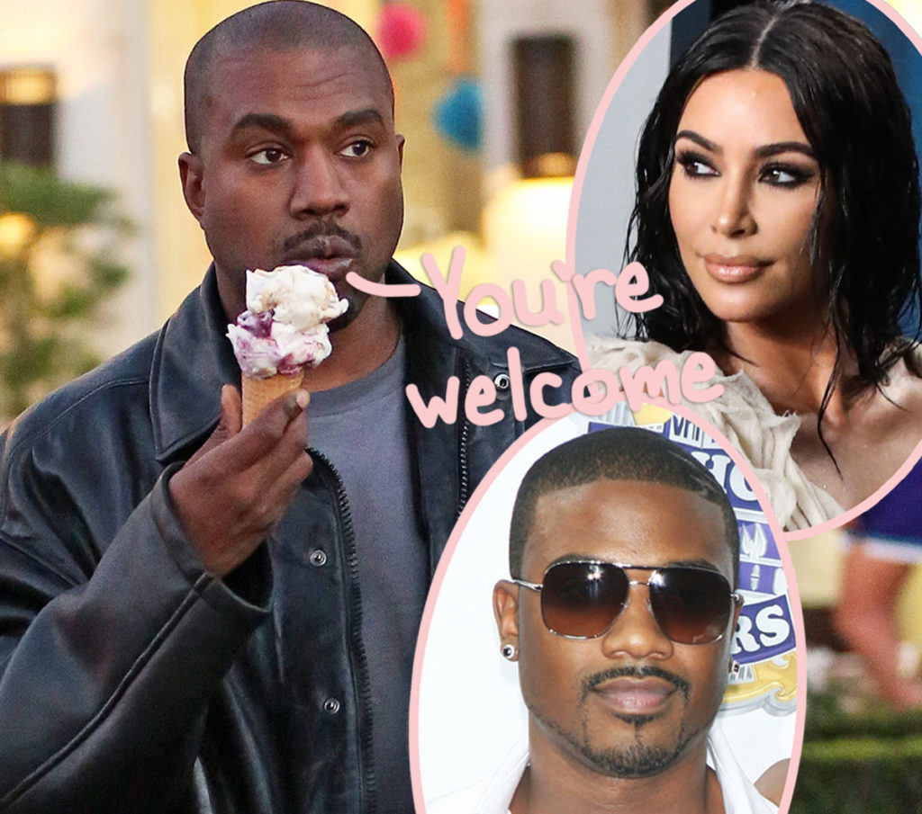 No Kanye West Did Not Stop A Second Kim Kardashian Sex Tape From Getting Out There Perez 