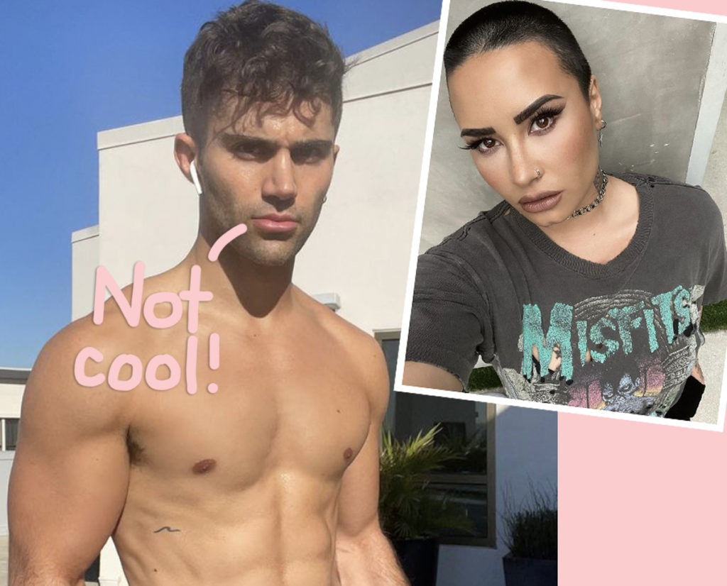 Demi Lovatos Ex Fiancé Max Ehrich Claps Back At The Singers Savage Sex Life Shade Perez Hilton