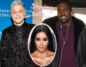 Pete Davidson Reportedly Hired Extra Security After Kanye West's Leaked