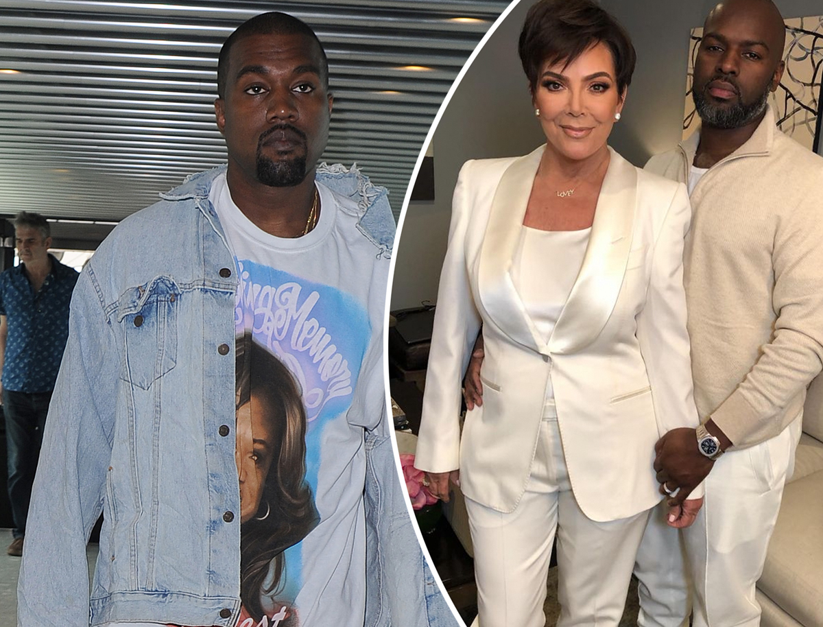#Kanye West Shares Allegation That Kris Jenner’s Boyfriend Corey Gamble Kissed Another Woman In The Club!