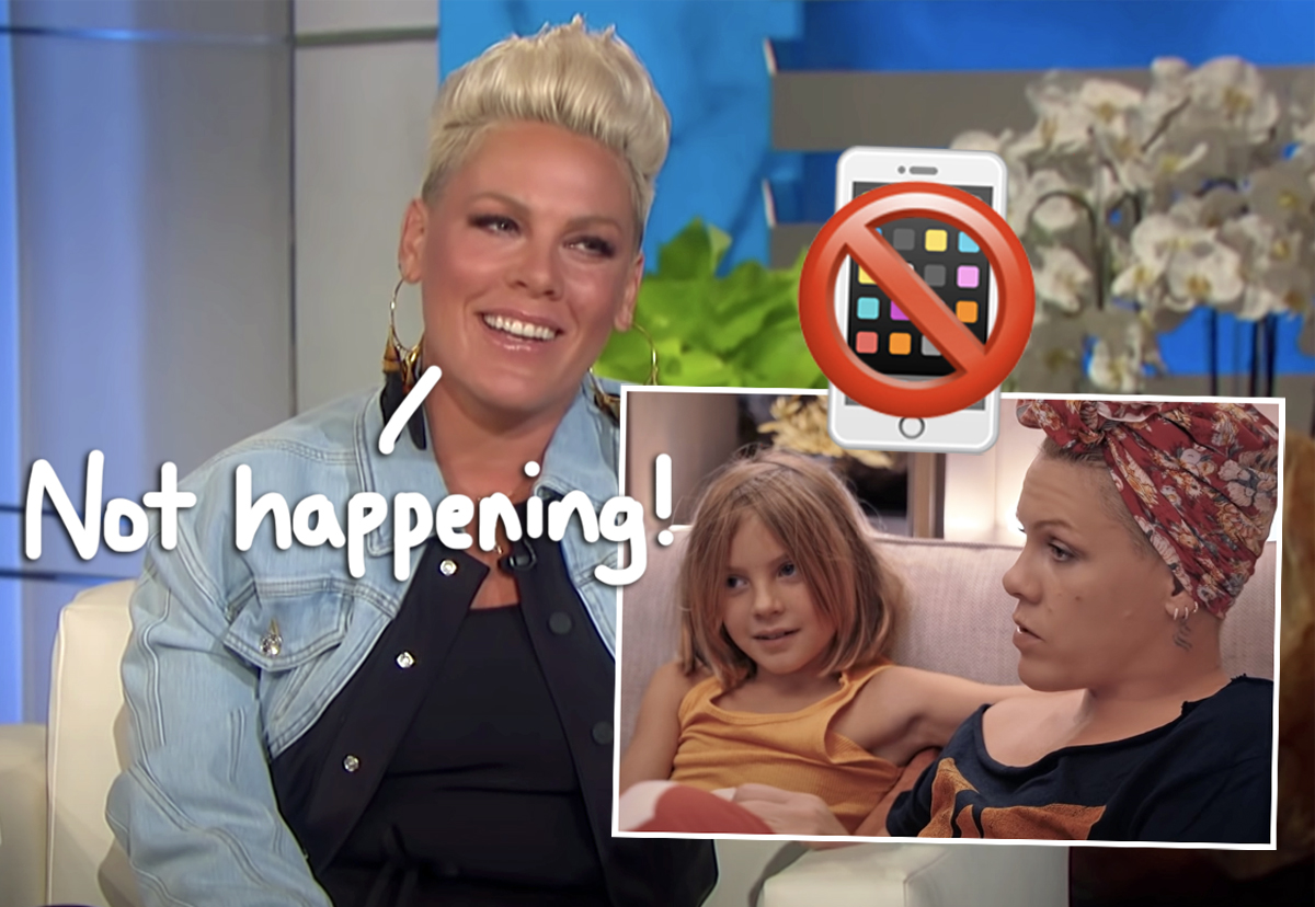 #Pink REFUSES To Let Her 10-Year-Old Daughter Get A Phone — Here’s Why!