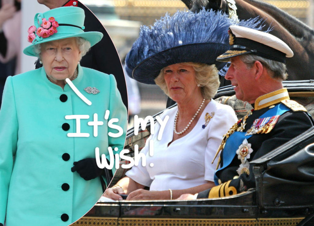 Queen Elizabeth Wants Camilla Parker Bowles To Be ‘Queen Consort’ When ...