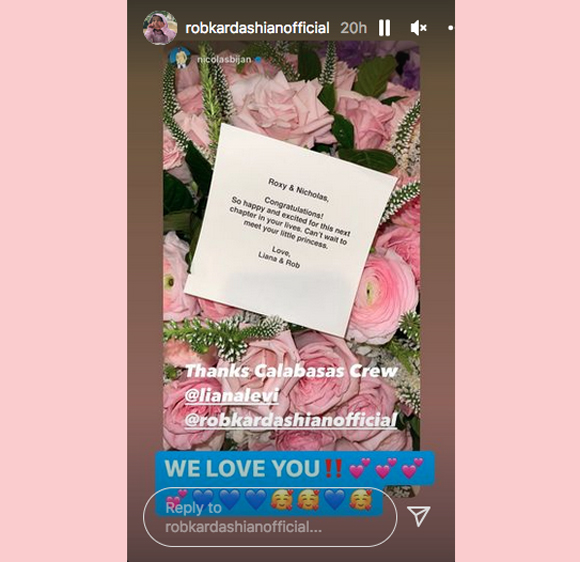 Rob Kardashian secret girlfriend reveal Instagram Stories