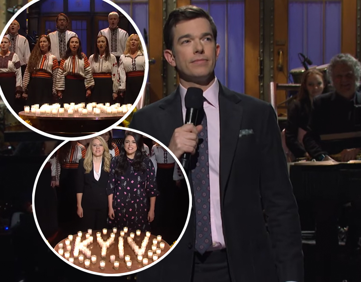 #SNL Opens With Powerful Tribute To Ukraine As John Mulaney Hosts For 5th Time