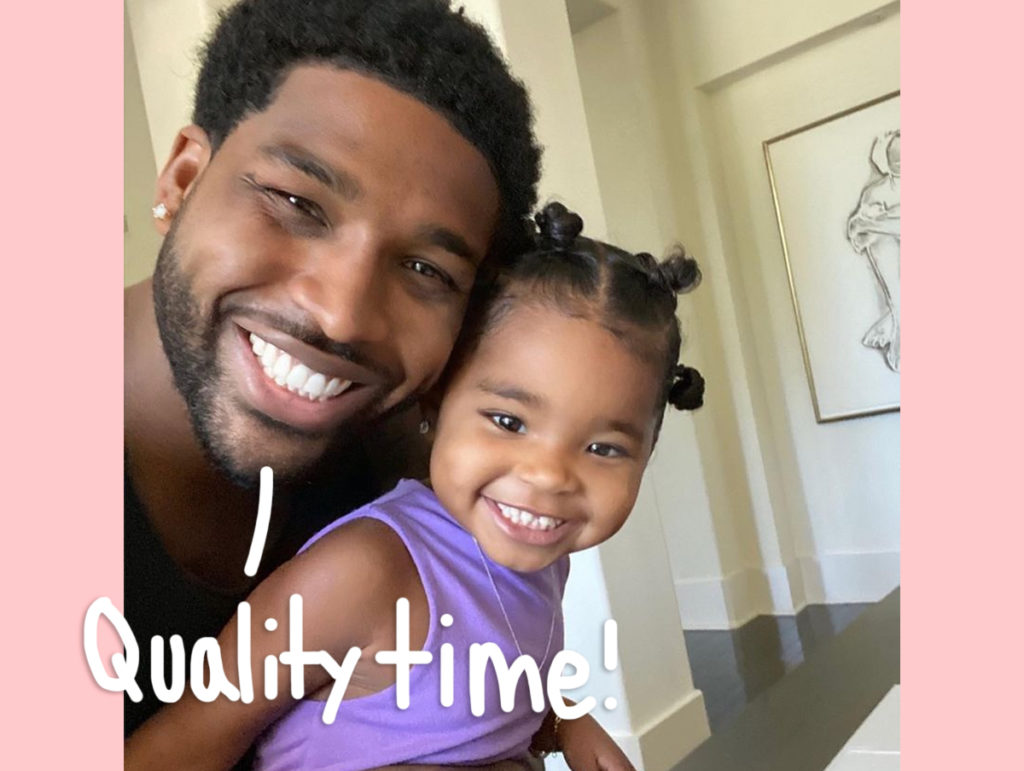 Tristan Thompson Shows Off Daddy-Daughter Date With True Amid Deadbeat