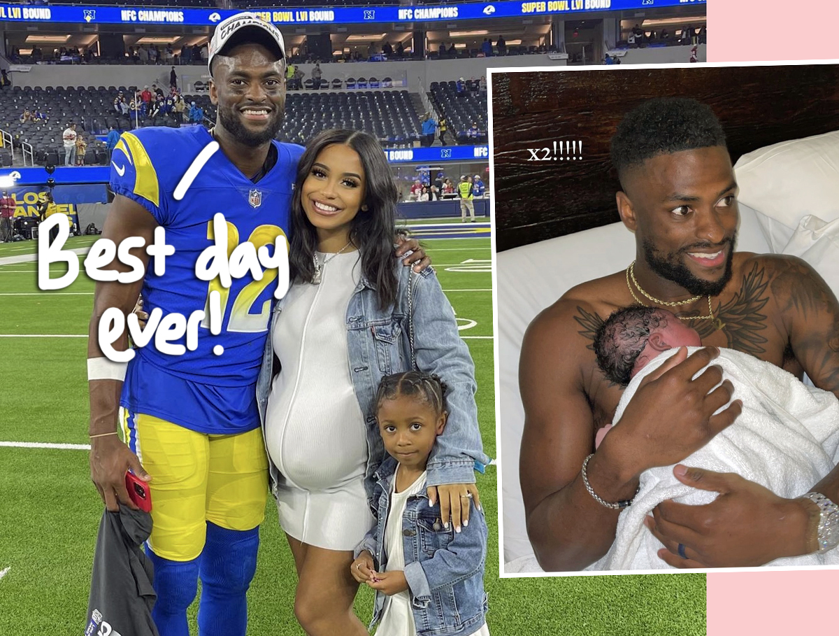 Rams Star Van Jefferson Welcomes Second Baby After Wife Samaria Went 