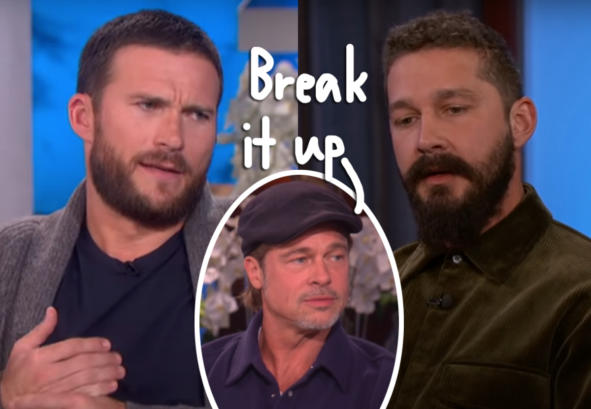 Brad Pitt Had To Stop Shia LaBeouf From Fighting Scott