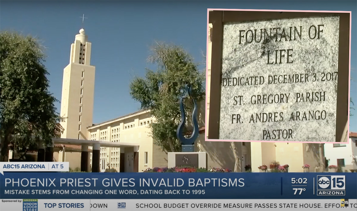 #Priest Resigns After Church Realizes Thousands Of His Baptisms Don’t Count Because Of ONE Wrong Word!