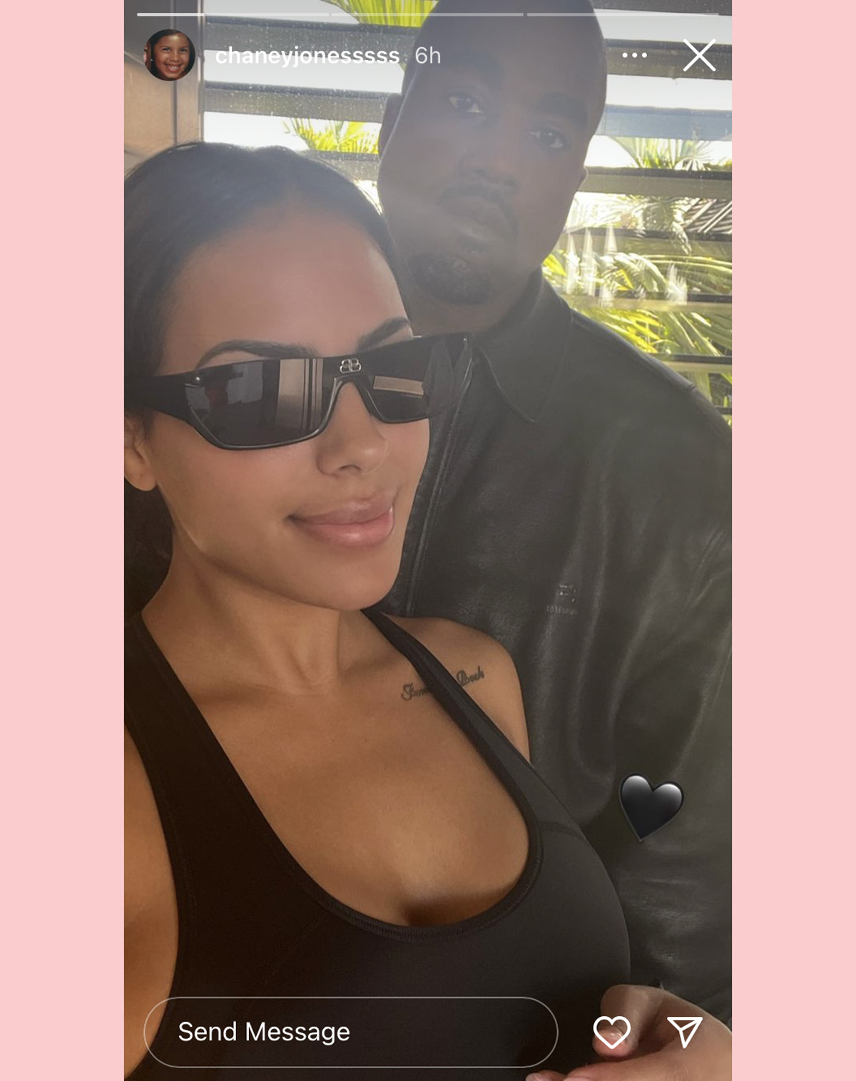 Kanye West's Kim Kardashian Kopykat Konnection Posts New Kouples' Selfie With The Rapper!