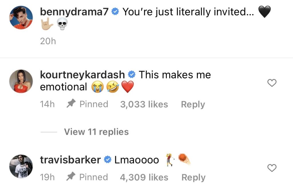 Kourtney Kardashian & Travis Barker React To Predictions About Their ...