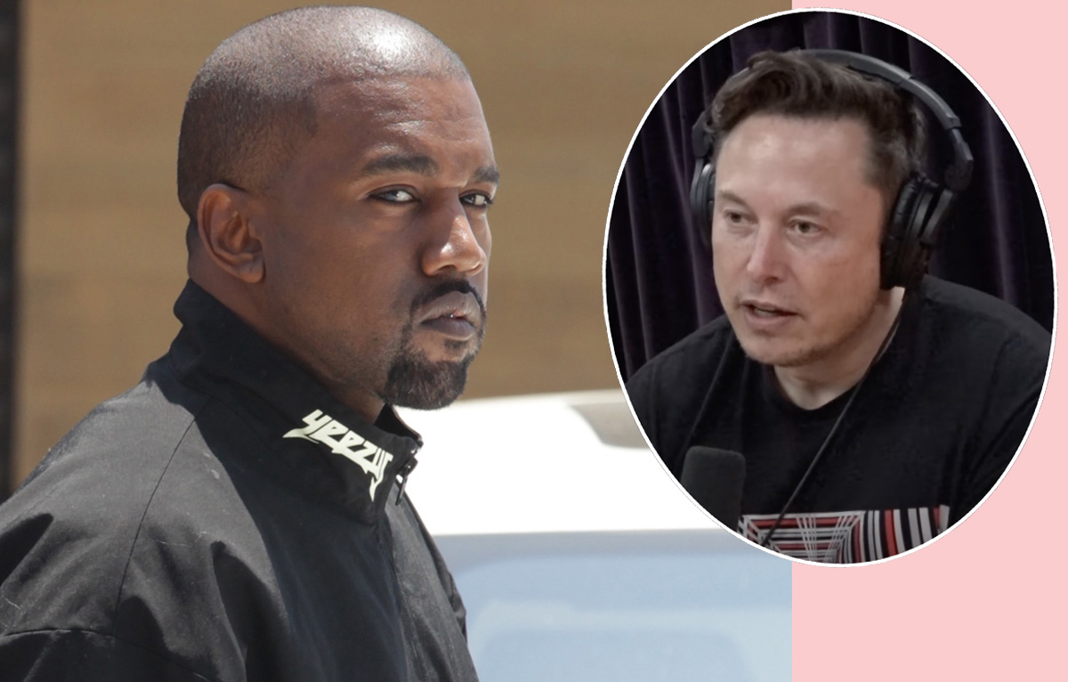 Kanye West Posts Cryptic Blue-Tinted Photo With Pal Elon Musk -- Space Travel Collab Coming?!