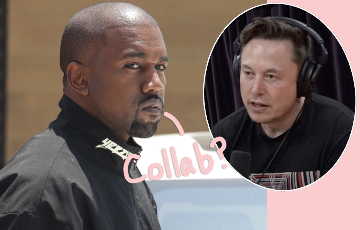#Kanye West Posts Cryptic Blue-Tinted Photo With Pal Elon Musk — Space Travel Collab Coming?!