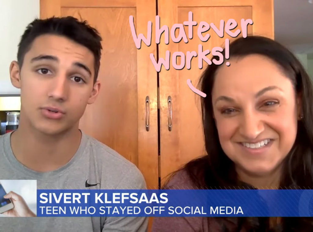 mom bribes teen to stay of social media with $1800