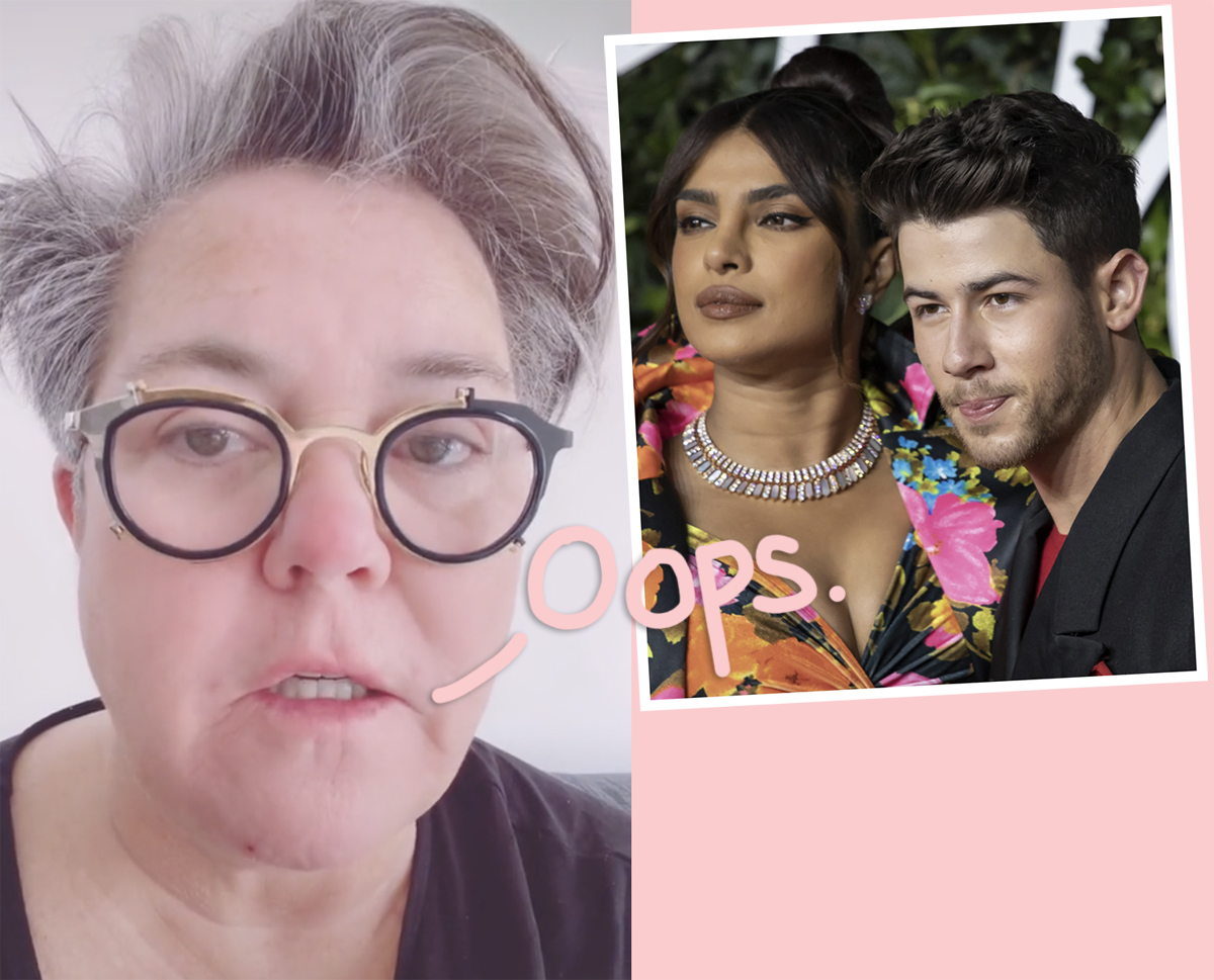 #Rosie O’Donnell Makes Things WORSE With Terrible Apology To Priyanka Chopra For ‘Awkward’ Moment