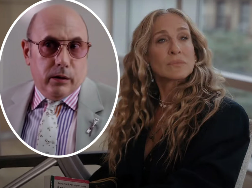 Sarah Jessica Parker and Willie Garson in And Just Like That