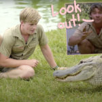 Steve Irwin's Son Robert Nearly Attacked By HUGE Crocodile In Crazy Viral Video!