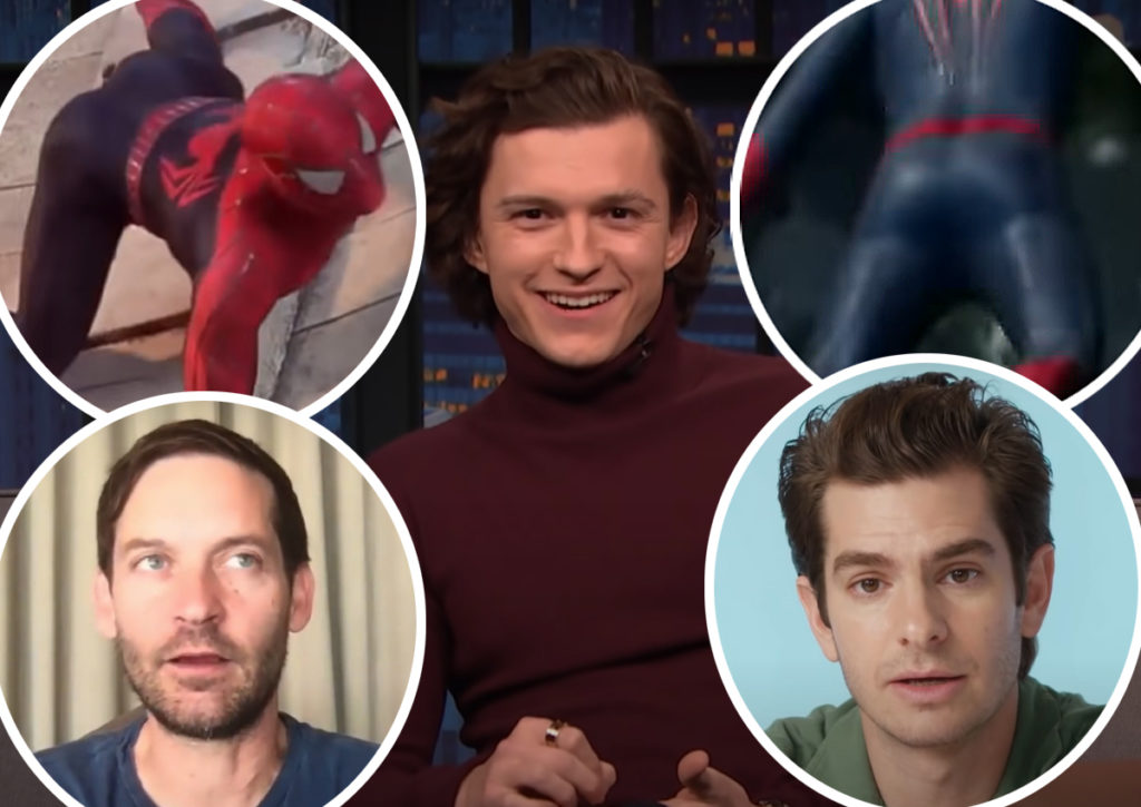 Tom Holland Reveals One Of The Spider-Man Actors Wore A 'Fake Ass' In No  Way Home! - Perez Hilton