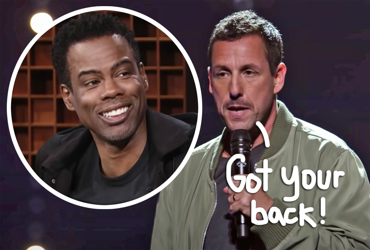 #Adam Sandler Shows Public Support For Chris Rock After Will Smith Slap!