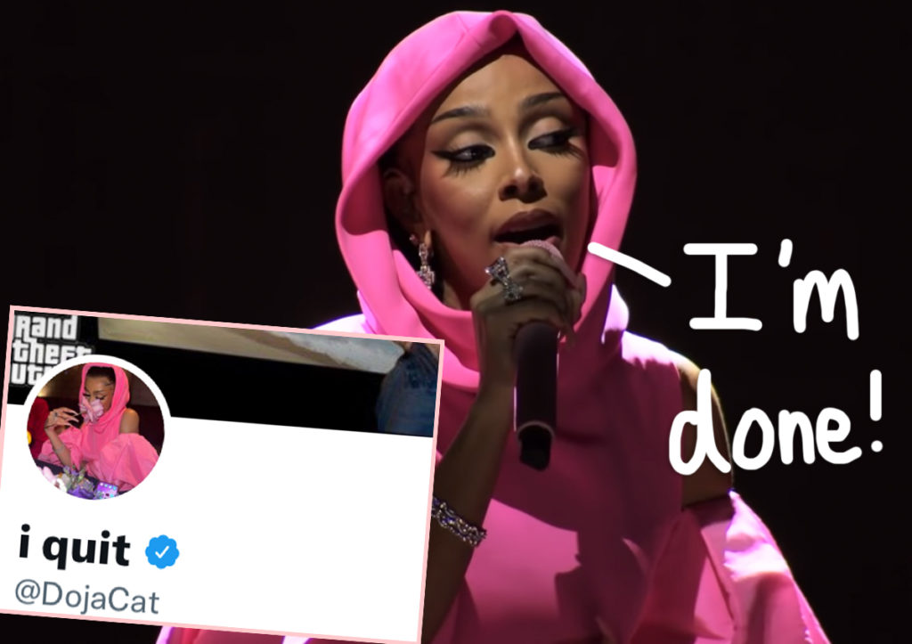 Is Doja Cat Ok?? Performer Goes OFF On Twitter, Says She’s Quitting Music!