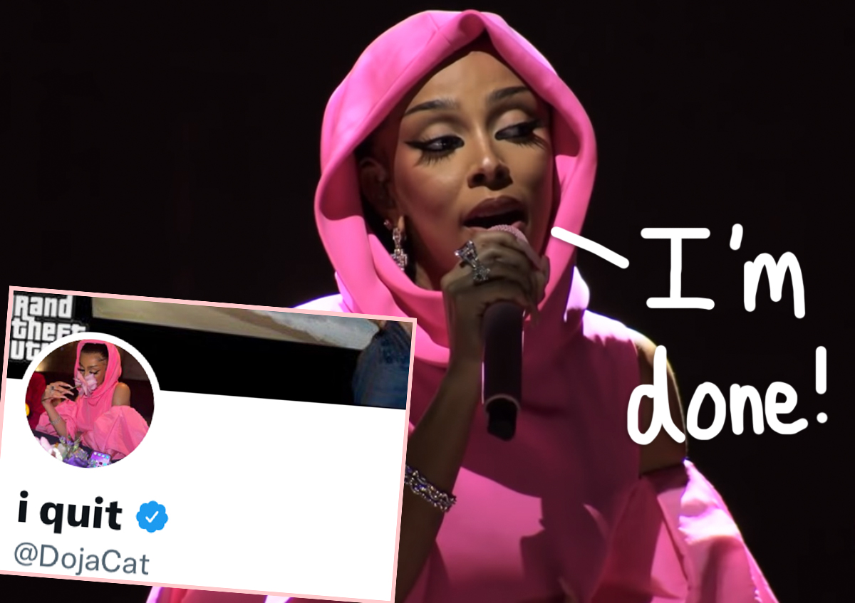 #Is Doja Cat OK?? Performer Goes OFF On Twitter After Fan Feud, Says She’s Quitting Music!