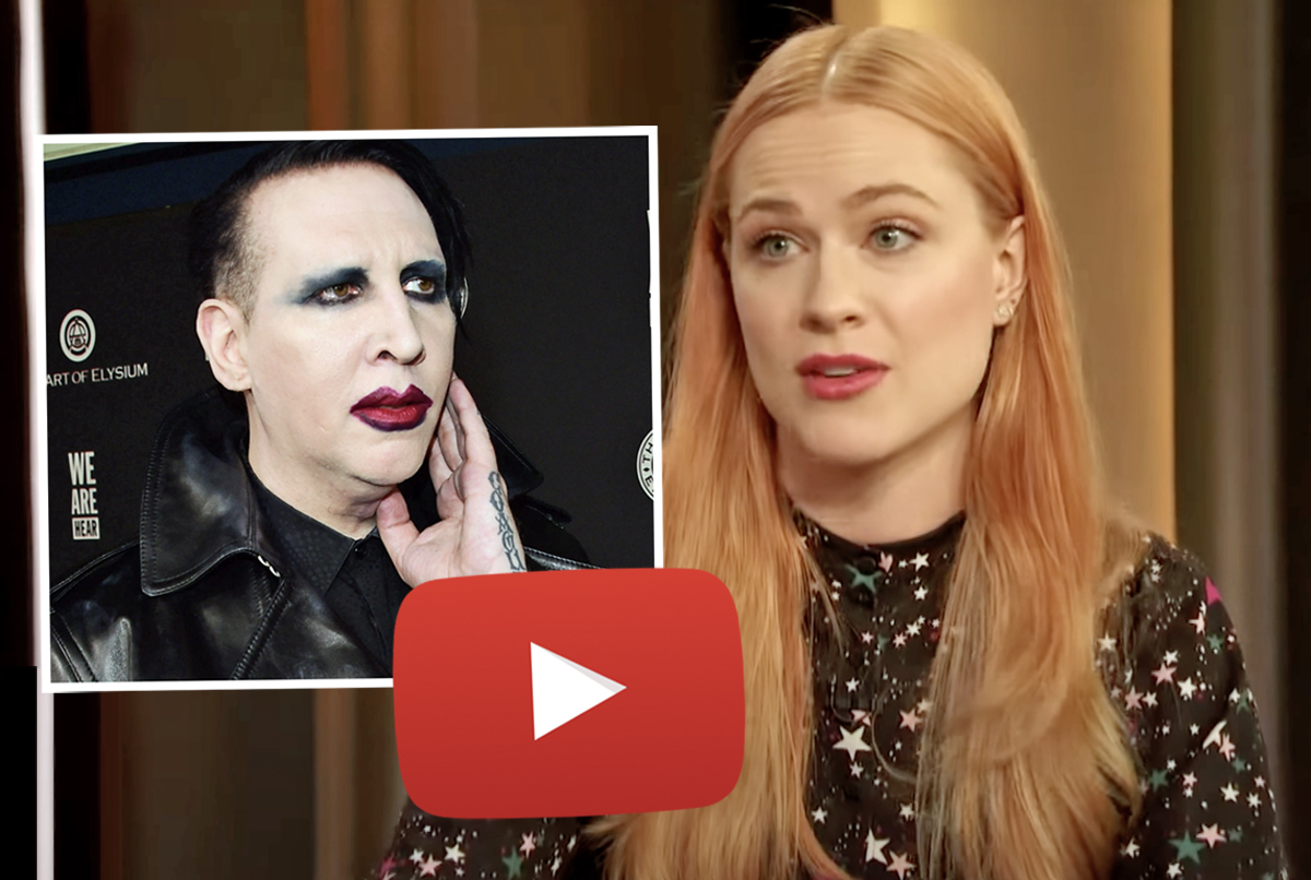 #Evan Rachel Wood Demands YouTube Remove Marilyn Manson Video In Which She’s ‘Essentially Raped On Camera’