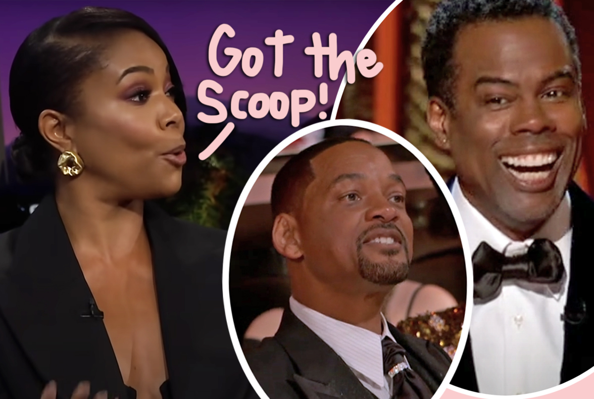#Gabrielle Union Was Gossiping About The Will Smith Drama At Oscars Afterparty — While Chris Rock Did WHAT?