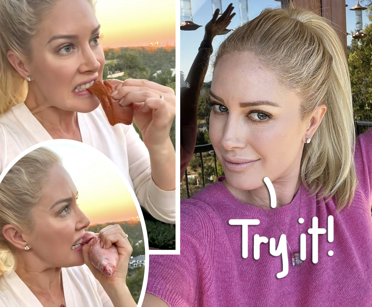 #Heidi Montag Eats WHAT To Help Fertility Issues?!