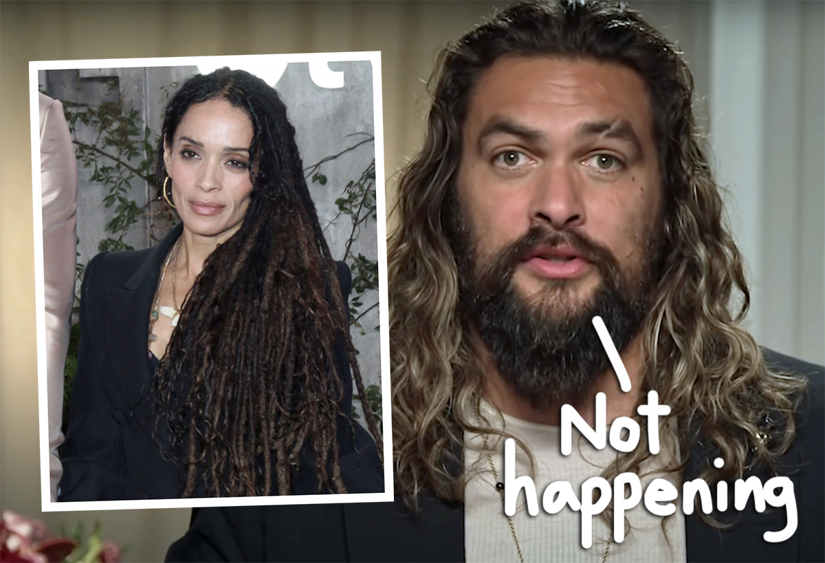 #It’s OVER! Jason Momoa Insists He’s ‘Not Getting Back Together’ With Lisa Bonet Despite Reconciliation Rumors!