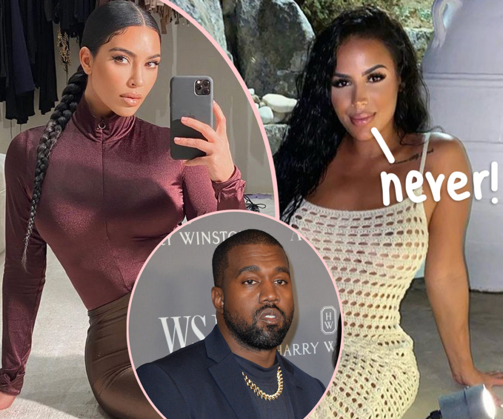 Kanye West's GF Chaney Jones Denies Getting Plastic Surgery Done On Her Face  Amid Kim Kardashian Comparisons - Perez Hilton