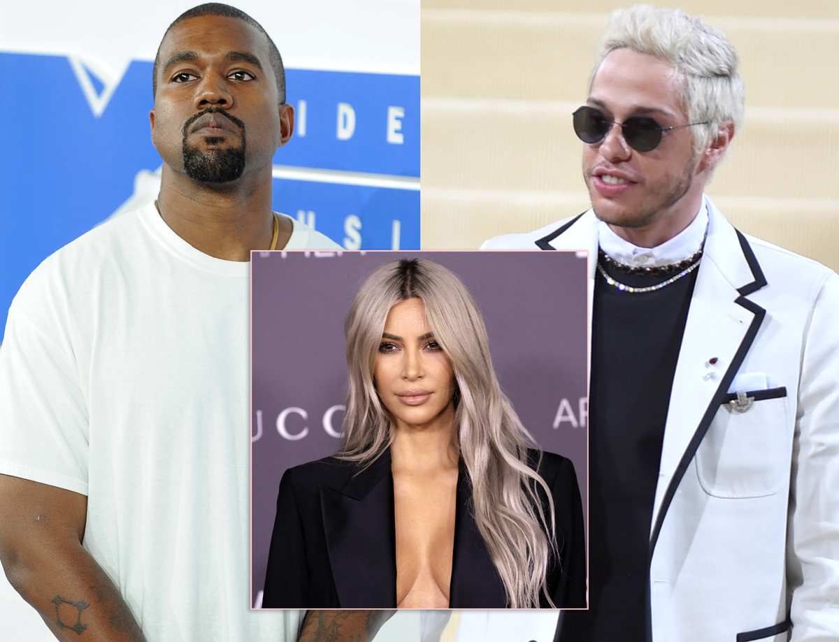 #Kanye West Says Pete Davidson Texted Him ‘Bragging’ About Being ‘In Bed’ With Kim Kardashian – And There Are Receipts!
