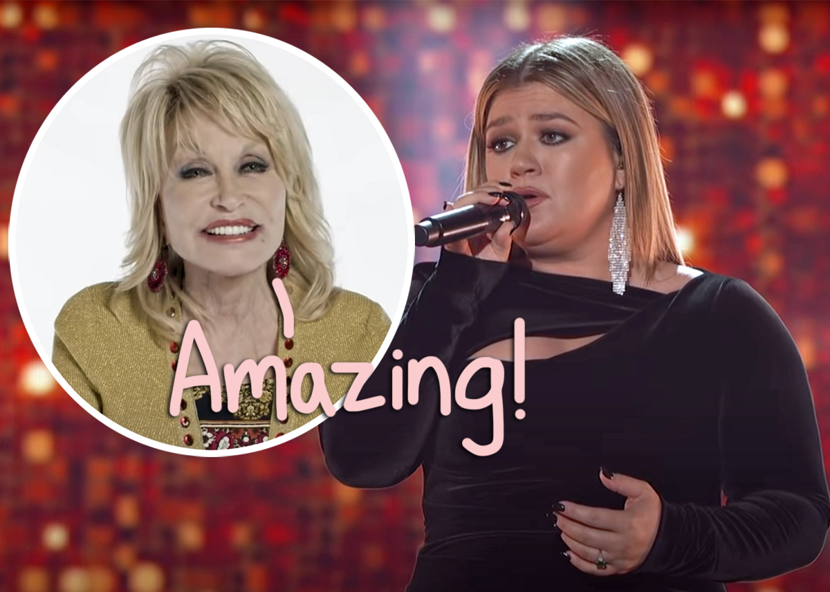 #Kelly Clarkson Honored Dolly Parton With INCREDIBLE Rendition Of I Will Always Love You At ACM Awards — WATCH!