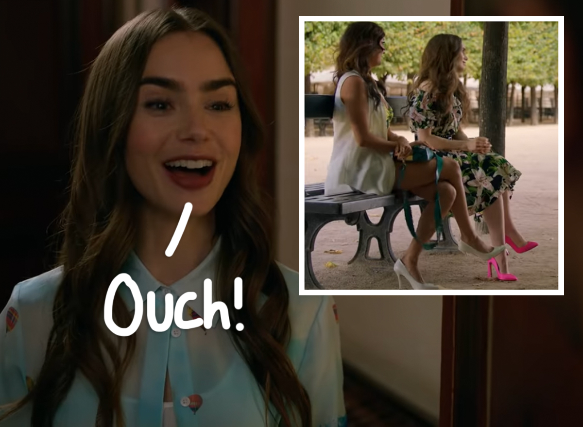 #Why Lily Collins’ Emily In Paris Shoes Sent Her To The Foot Doctor Every Week!