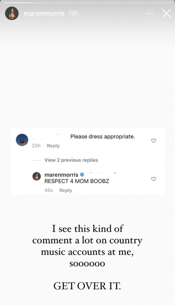 Maren Morris Claps Back At Critics After Posting Throwback Pic From Her