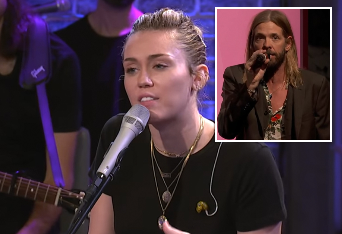 #Miley Cyrus Breaks Down In Tears During Tribute Performance To ‘Friend’ Taylor Hawkins After His Death