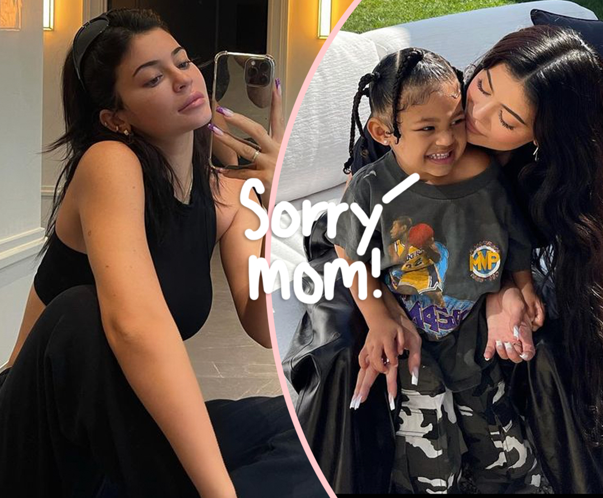 #Stormi Webster Adorably Crashed Kylie Jenner’s First Video Message To Fans Since Giving Birth