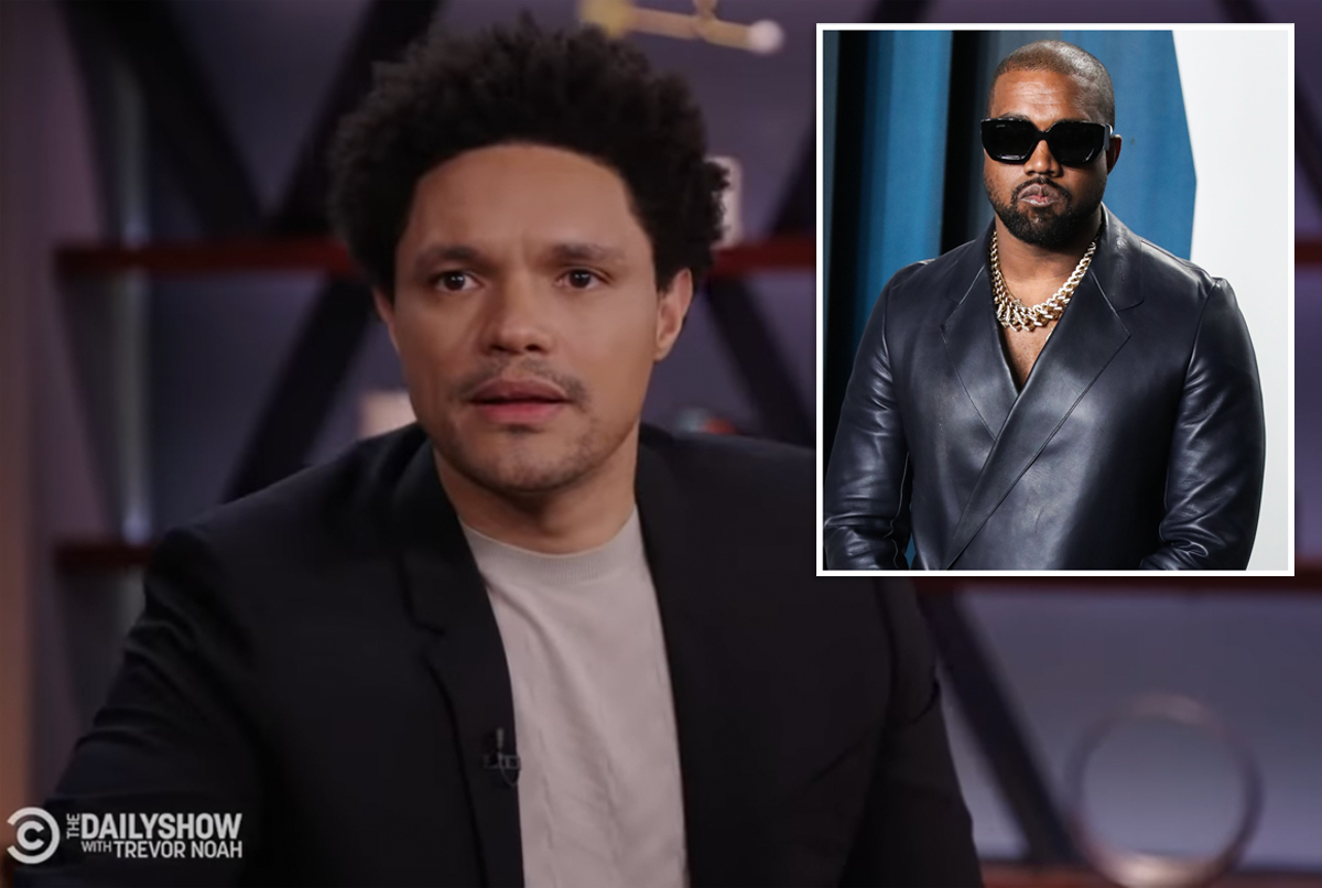 #Trevor Noah Reacts To Kanye West Being Barred From Performing At The Grammys
