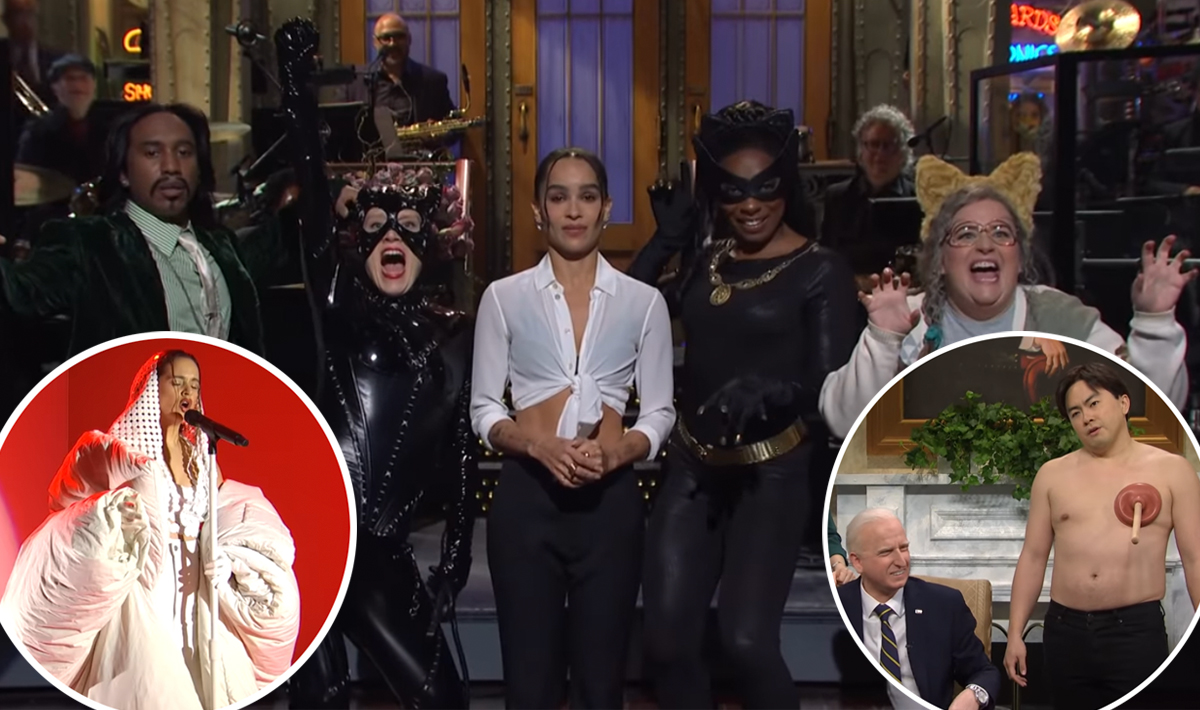 #Zoe Kravtiz’s Debut Monologue Crashed By Multiple Catwomen – Plus More SNL Highlights HERE!