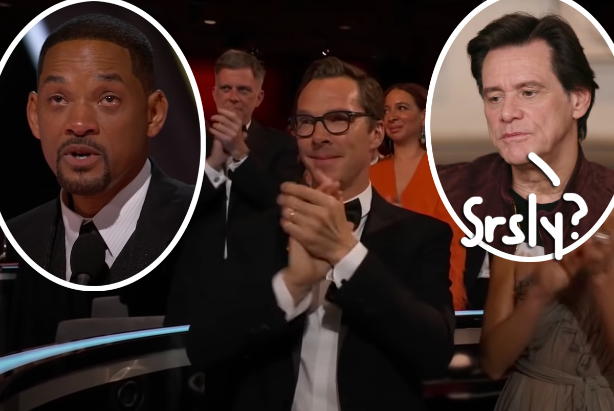 #Jim Carrey Was ‘Sickened’ By How The Oscars Treated Will Smith After The Slap