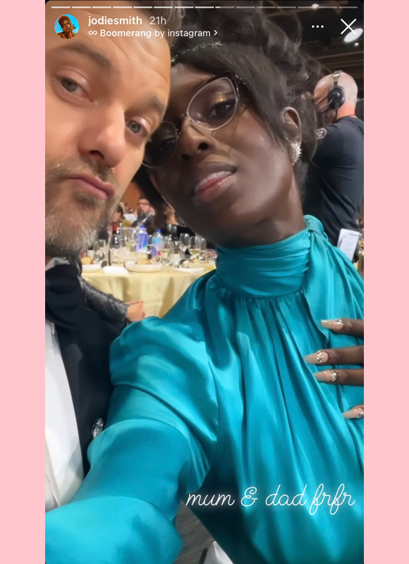 jodie turner-smith, joshua jackson : "mum and dad" at critics choice awards