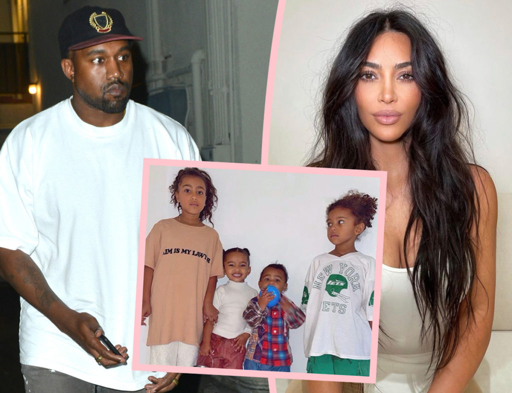 Kanye West Reignites Custody War With Kim Kardashian In New Song - Listen  HERE - Perez Hilton